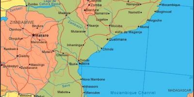 خريطة موزمبيق الساحل
