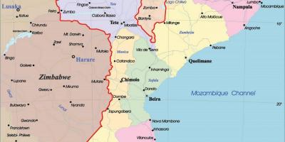 موزامبيق الخريطة السياسية