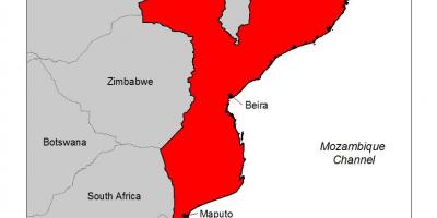خريطة موزمبيق الملاريا
